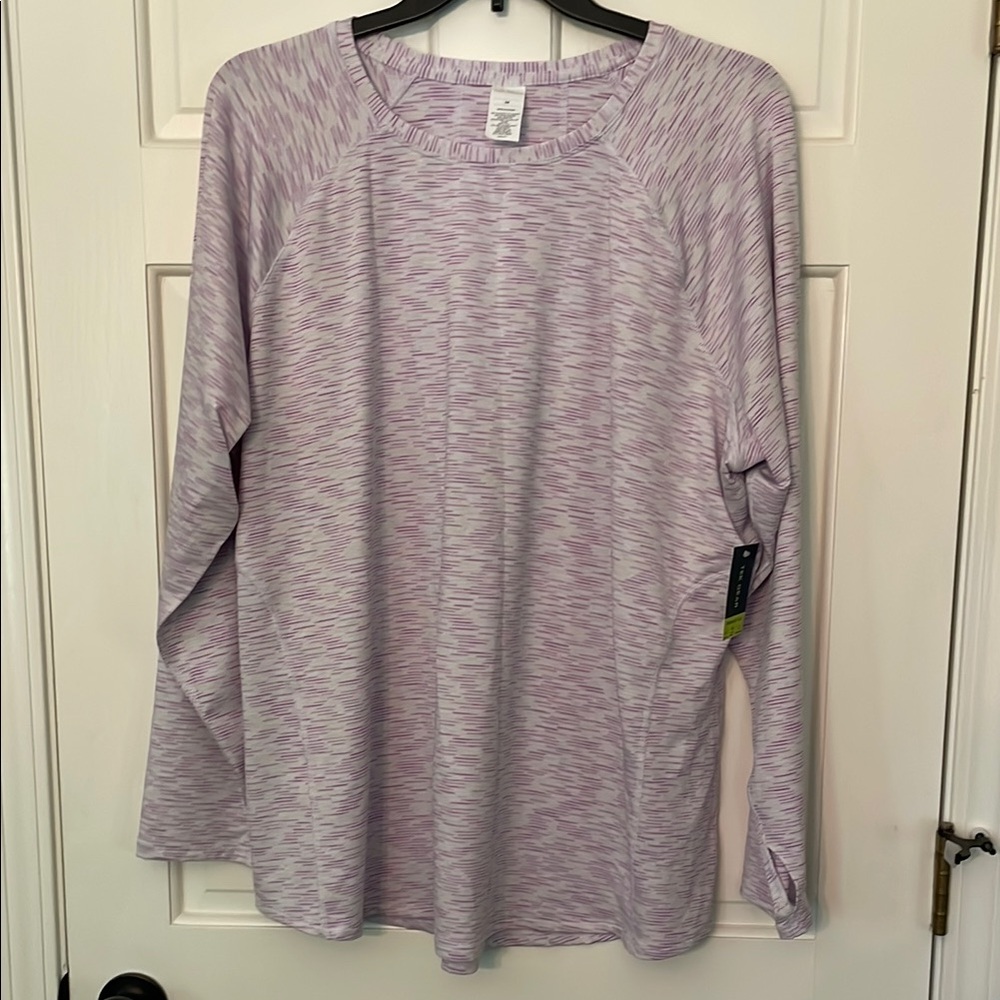 Women's Lavender Long Sleeve Top
